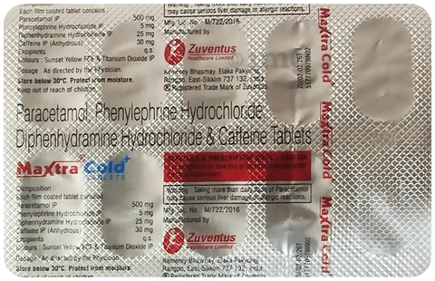 Maxtra Cold Plus Tablet image