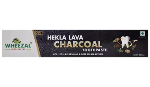 Wheezal Hekla Lava Charcoal Toothpaste image