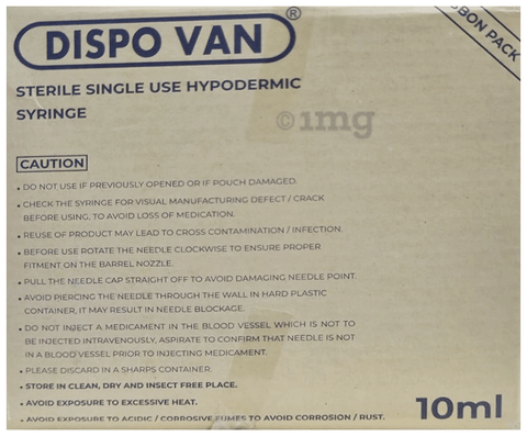Dispovan 10ml Syringe with Needle