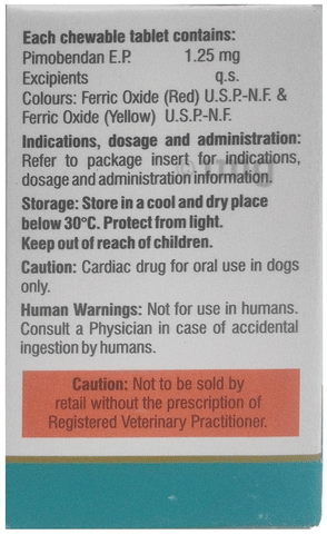 Safeheart 1.25 Pet Chewable Tablet image Safeheart 1.25 Pet Chewable Tablet image