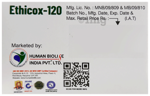 Ethicox 120mg Tablet image Ethicox 120mg Tablet image