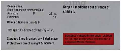 Acarboz 25mg Tablet image Acarboz 25mg Tablet image