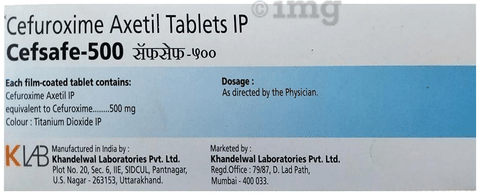 Cefsafe 500mg Tablet image Cefsafe 500mg Tablet image
