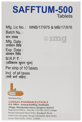 Safftum 500 Tablet image Safftum 500 Tablet image