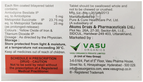 Prolovas AM 25mg Tablet image