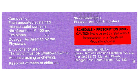 Utipill 100mg Tablet SR image