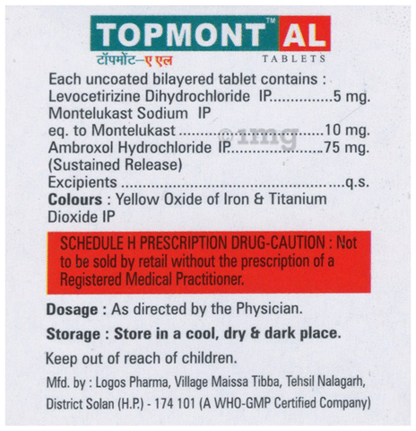 Topmont AL Tablet SR image Topmont AL Tablet SR image