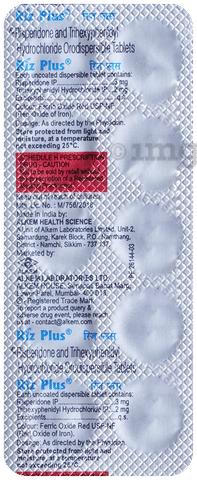 Riz Plus 3mg/2mg Tablet DT image Riz Plus 3mg/2mg Tablet DT image