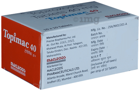 Topimac 40 Tablet image