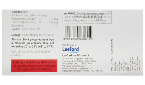 Migrafen Tablet image