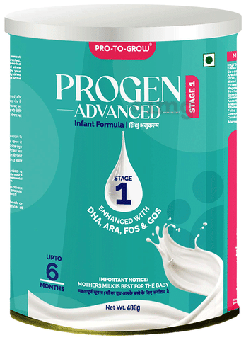 Pro-To-Grow Progen Advanced Infant Formula Stage 1 (Upto 6 Months): Buy ...