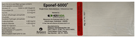 Eponef 6000 Injection