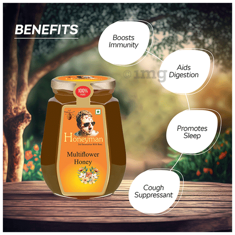 Honeyman Multiflower Honey: Buy jar of 500.0 gm Paste at best
