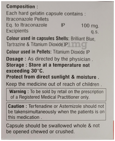Itrafer 100 Capsule image Itrafer 100 Capsule image