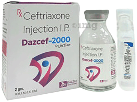 Dazcef 2000mg Injection image Dazcef 2000mg Injection image
