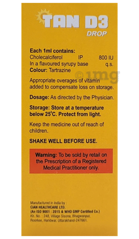 Tan D3 Oral Drops image
