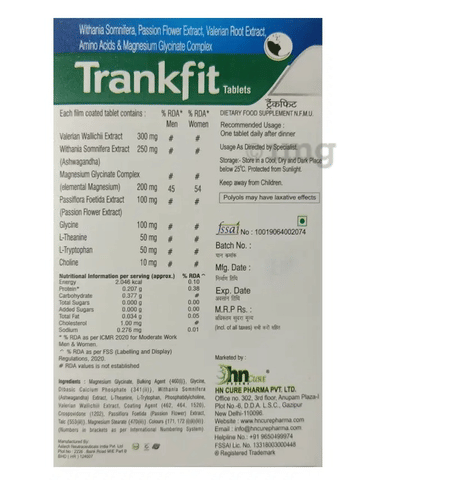 Trankfit Tablet image Trankfit Tablet image