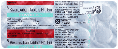 Rovor 2.5mg Tablet image