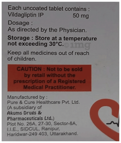Vildexer 50 Tablet