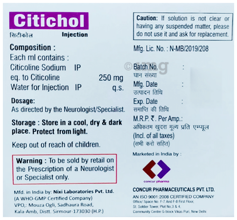 Citichol Injection