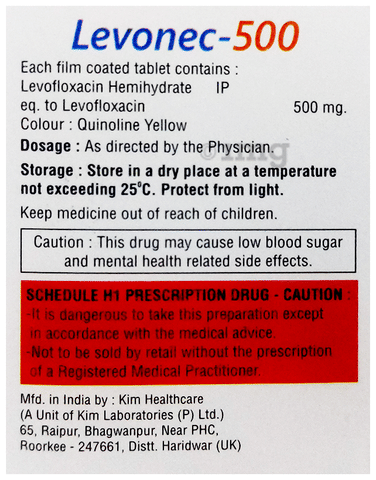 Levonec 500 Tablet image