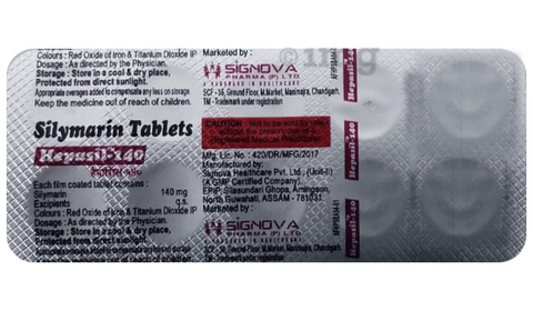 Hepasil 140mg Tablet image
