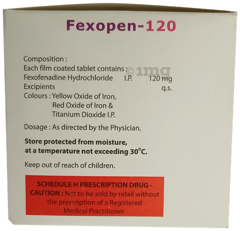 Fexopen 120 Tablet image