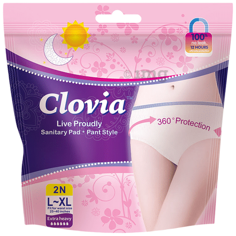 i-activ Period Panty,Pack of 5 panties,size -31 to 48 Sanitary Pad, Buy  Women Hygiene products online in India