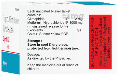 Glipride M2 Forte Tablet image