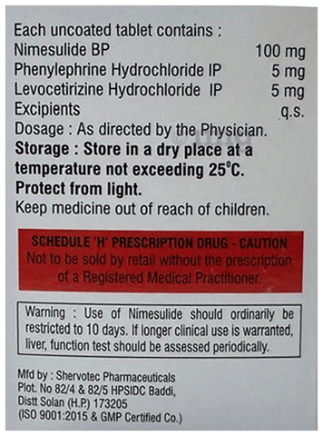 Nimchek Cold Tablet image Nimchek Cold Tablet image