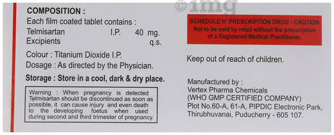 Nigtel 40mg Tablet image Nigtel 40mg Tablet image