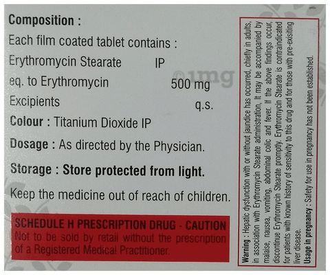 Erycon 500 Tablet image