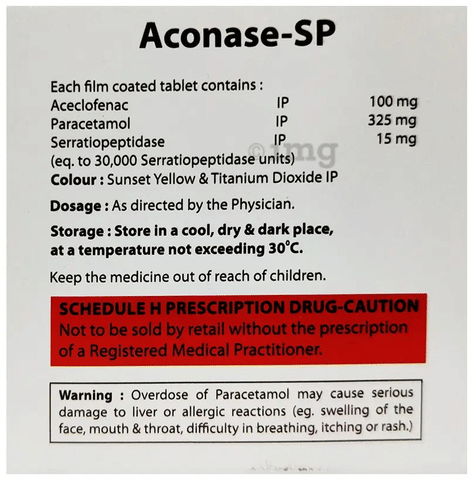 Aconase-SP Tablet image