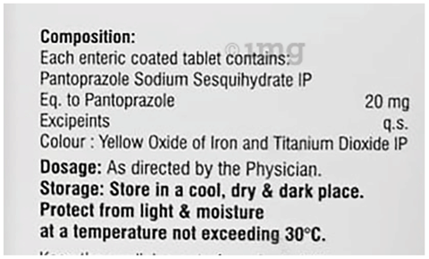 Pantodice 20 Tablet image Pantodice 20 Tablet image