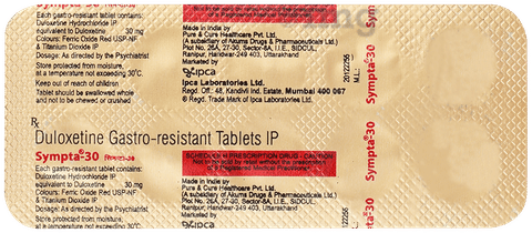 Sympta 30 Tablet image