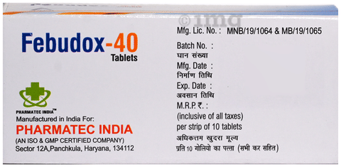 Febudox 40 Tablet image