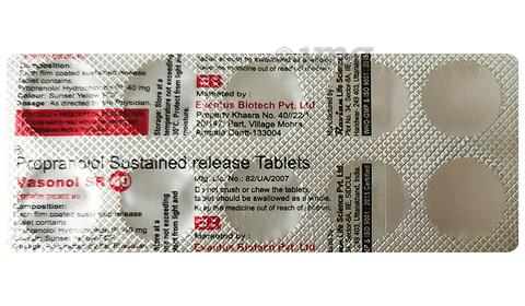 Vasonol SR 40 Tablet image Vasonol SR 40 Tablet image