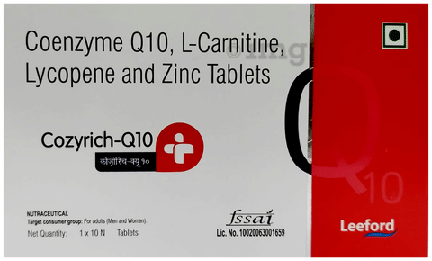 co enzyme q10 l carnitine lycopene and zinc tablet The Best Belly fat loss supplement main image 1