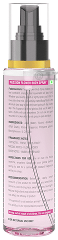 Flower body spray outlet