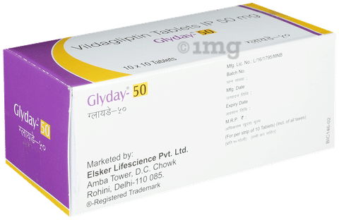 Glyday 50 Tablet image