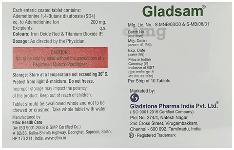 Gladsam Tablet image Gladsam Tablet image