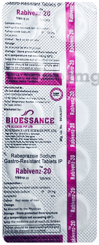 Rabivenz 20 Tablet image Rabivenz 20 Tablet image