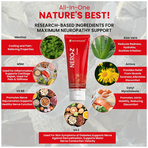 Nutrisage Nero-Z Cream: Buy tube of 50.0 gm Cream at best price in