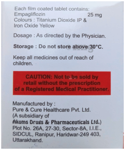 Empanice 25 Tablet image