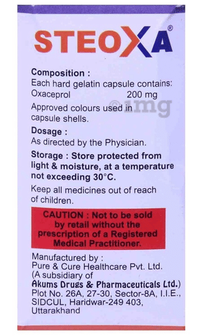 Steoxa 200mg Capsule image