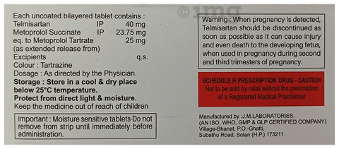 Gudtel-M 25 Tablet ER