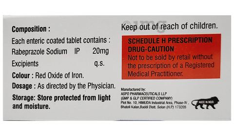 Rabiript 20 Tablet image