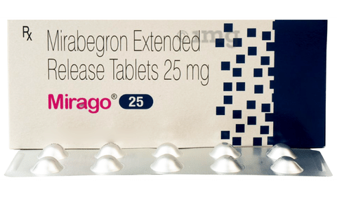 Mirago 25 Tablet ER image