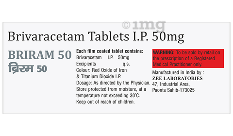 Briram 50 Tablet image Briram 50 Tablet image