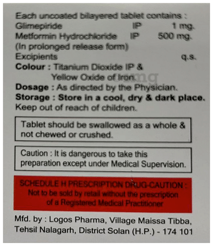 Glimewise-M 1 Tablet PR